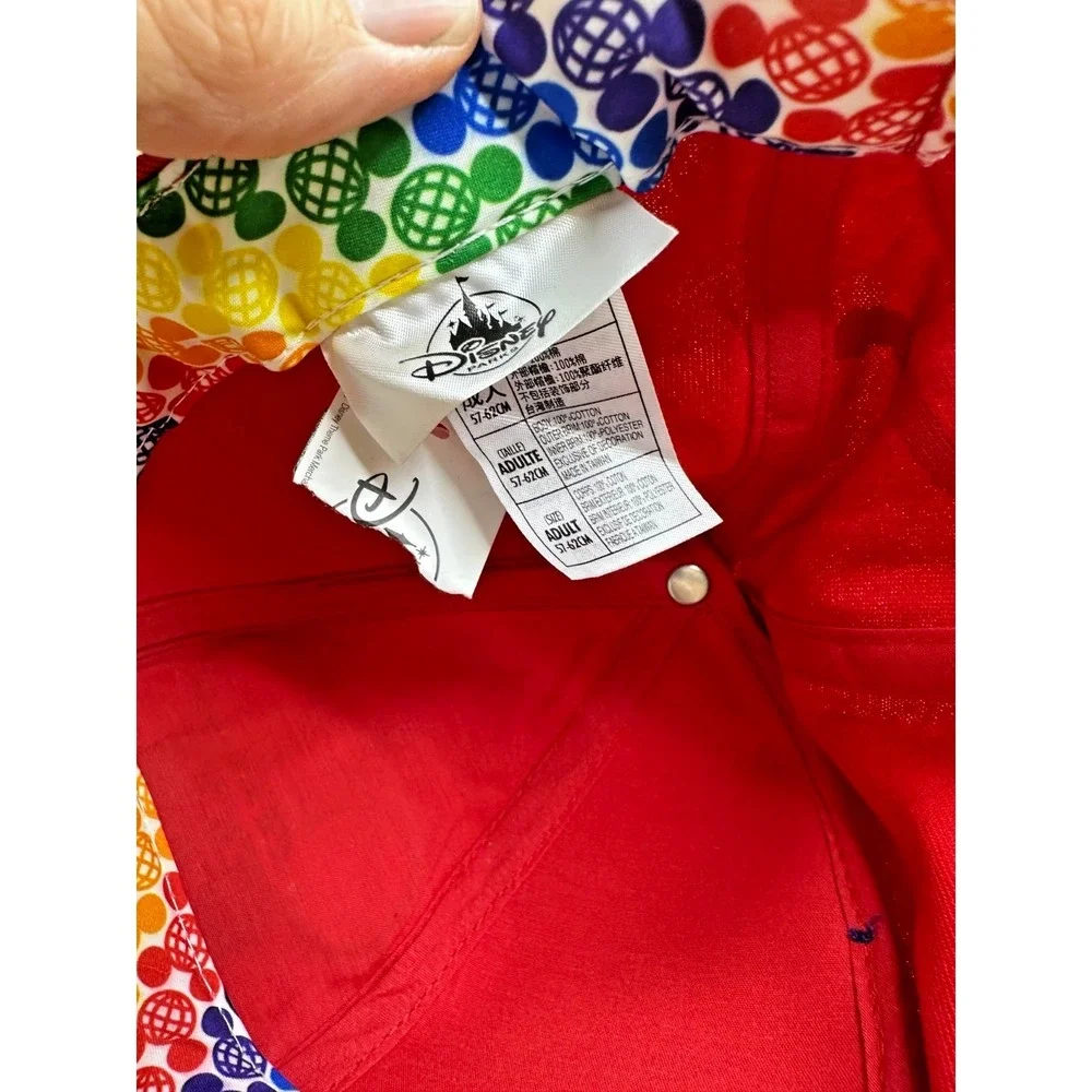 Walt Disney World‎ Mickey Mouse Ears Baseball Cap Rainbow PRIDE Collection Hat